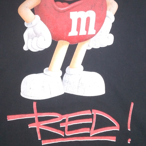 M&Ms,Red vintage shirt (M) - Picture 2 of 5